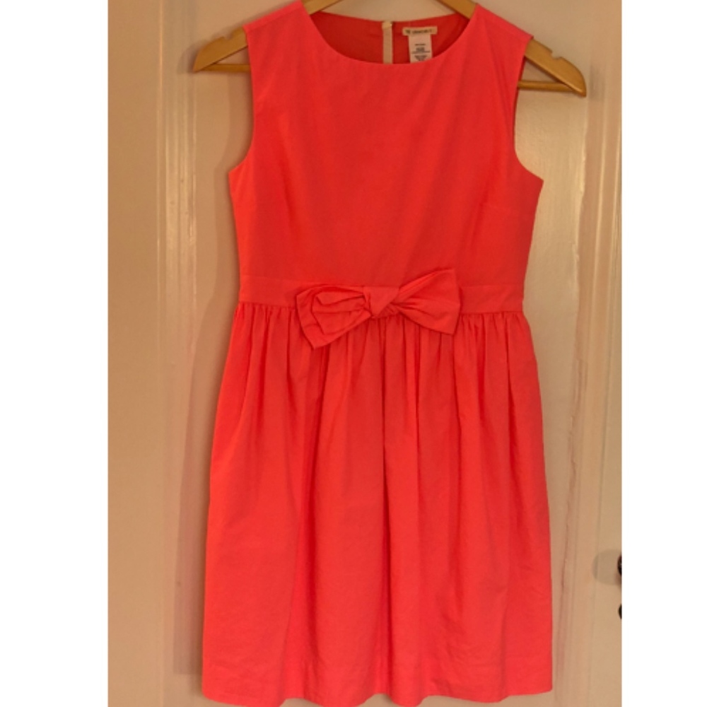 CREWCUTS bright salmon dress